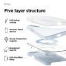 Elago для iPhone 16e чехол Soft silicone (Liquid) Light Blue (MagSafe)