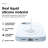 Elago для iPhone 16e чехол Soft silicone (Liquid) Light Blue (MagSafe)
