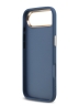 Guess для iPhone Air чехол PU 4G Big metal logo Gold camera Hard Blue