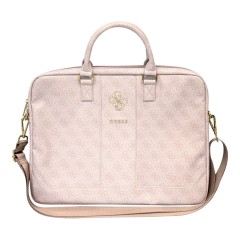 Сумка Guess 4G Big metal logo Bag для ноутбука до 15 дюймов, розовая
