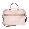 Сумка Guess 4G Big metal logo Bag для ноутбука до 15 дюймов, розовая