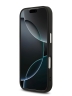 Karl Lagerfeld для iPhone 17 Pro чехол PU NFT Karl & Choup heads Metal pin & Cam Hard Black (MagSafe)