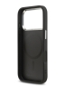 Karl Lagerfeld для iPhone 17 Pro чехол PU NFT Karl & Choup heads Metal pin & Cam Hard Black (MagSafe)