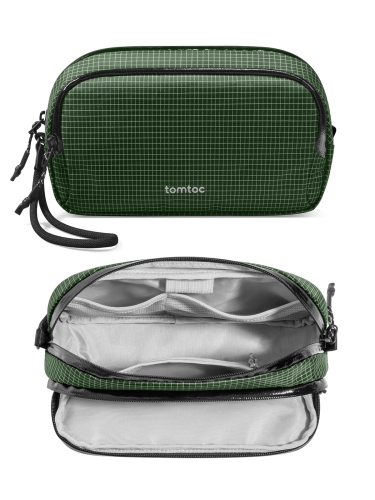 Tomtoc Travel сумка для аксессуаров Light-T12 Electronic Accessory Pouch M 1.8L Green