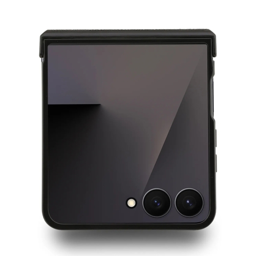 Karl Lagerfeld для Galaxy Z Flip7 чехол PU Saffiano NFT Karl & Choupette metal pin Hard Black