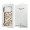 Guess для iPhone 17 Pro чехол IML Leopard Metal Cam Hard Glitter Brown (MagSafe)