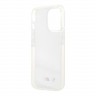 Чехол BMW M-Collection Transparent Hard TPE edges для iPhone 13 Pro Max, белая рамка