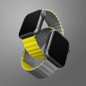 Ремешок Uniq Revix reversible Magnetic для Apple Watch 49-46-45-44 mm, желтый/серый