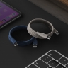 Energea Кабель HELIX 60 USB-C to USB-C 60W 480 Mbps Magnetic Pink 1.5m