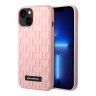 Чехол Lagerfeld 3D Rubber Monogram w Metal logo Hard для iPhone 14, розовый