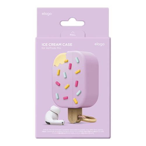 Чехол Elago Unique Ice Cream Hang case для AirPods Pro, Lavender