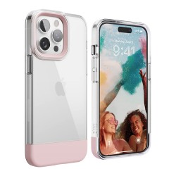 Чехол Elago GLIDE для iPhone 14 Pro Max, прозрачный/розовый
