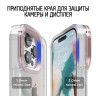 Чехол Elago GLIDE для iPhone 14 Pro Max, прозрачный/розовый