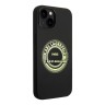 Чехол Lagerfeld Liquid silicone RSG Round logo для iPhone 14, черный