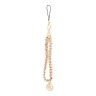 Шнурок на кисть Guess Chain and PU with Metal charm (25 см), розовый