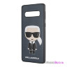 Чехол Karl Lagerfeld Iconic Karl Hard для Galaxy S10, синий