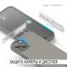 Elago для iPhone 15 Plus чехол Soft silicone (Liquid) Medium Gray