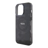 TUMI для iPhone 15 Pro чехол PC/TPU Double layer CAMO Hard Grey (MagSafe)