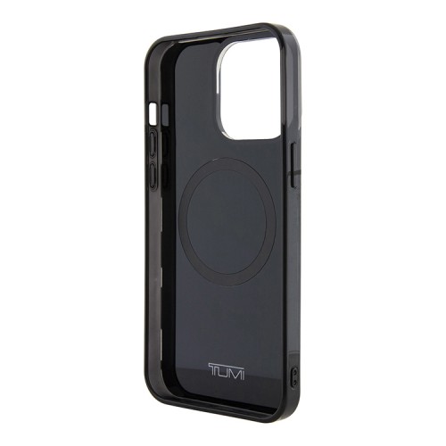 TUMI для iPhone 15 Pro чехол PC/TPU Double layer CAMO Hard Grey (MagSafe)
