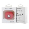Hello Kitty для Airpods 3 чехол Liquid silicone 3D Rubber Kitty Head Fuchsia