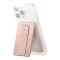 Uniq магнитный бумажник Heldro ID Magnetic cardholder with Grip-Band and Stand Blush Pink