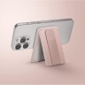 Uniq магнитный бумажник Heldro ID Magnetic cardholder with Grip-Band and Stand Blush Pink