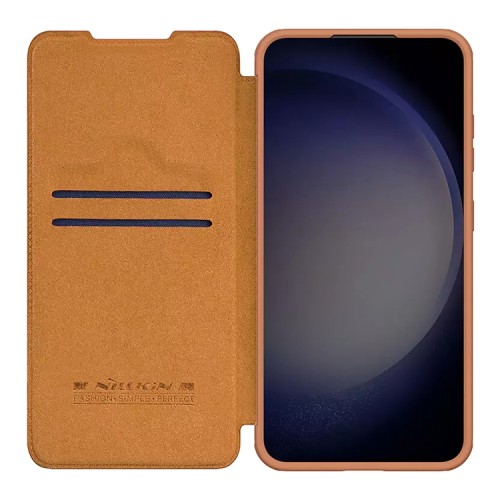 Nillkin для Galaxy S24+ чехол QIN ProP Booktype Brown