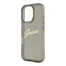 Guess для iPhone 16 Pro Max чехол PC/TPU Heart Black