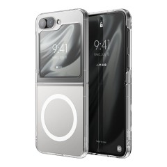 Elago для Galaxy Z Flip 6 чехол HYBRID (pc) Clear (Magnetic)