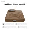 Elago для iPhone 16 Pro чехол Soft silicone (Liquid) Brown