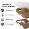 Elago для iPhone 16 Pro чехол Soft silicone (Liquid) Brown