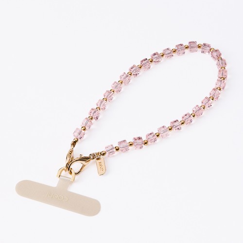 Uniq COEHL Candy Gem Charm Handstrap подвеска на телефон из бисера, Candy Pink