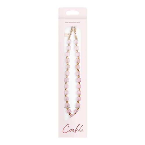 Uniq COEHL Candy Gem Charm Handstrap подвеска на телефон из бисера, Candy Pink