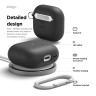 Elago для AirPods 4 чехол Liquid Hang Case Black