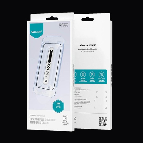 Nillkin стекло с тонкой рамкой для iPhone 16, CP+PRO 0.25mm Narrow border Black