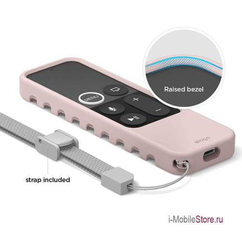 Чехол Elago R3 Protective Case для пульта Apple TV (по 2020 г.), розовый