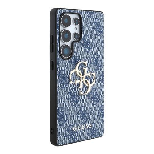 Guess для Galaxy S25 Ultra чехол PU 4G Big metal logo Hard Blue