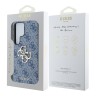 Guess для Galaxy S25 Ultra чехол PU 4G Big metal logo Hard Blue