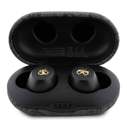 Guess Наушники TWS Bluetooth 4G with Classic Metal logo ENC Black