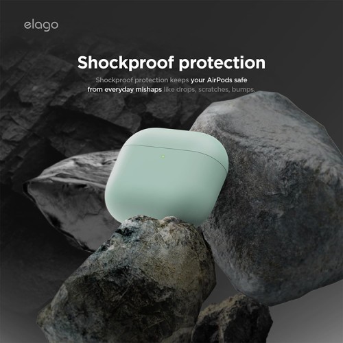 Elago для AirPods 4 чехол Liquid Hybrid case Mint