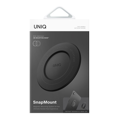 Uniq магнитный держатель SnapMount Magnetic Mount Kit Black