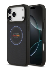 Red Bull для iPhone 17 Pro Max чехол PU Meshed with Ring and Metal camera Hard Navy/Blue (MagSafe)