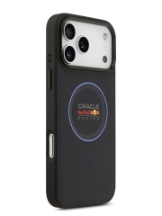 Red Bull для iPhone 17 Pro Max чехол PU Meshed with Ring and Metal camera Hard Navy/Blue (MagSafe)