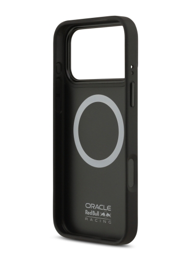 Red Bull для iPhone 17 Pro Max чехол PU Meshed with Ring and Metal camera Hard Navy/Blue (MagSafe)