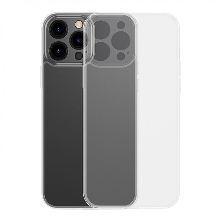 Чехол Baseus Frosted Glass Protective для iPhone 13 Pro Max, прозрачный
