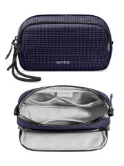 Tomtoc Travel сумка для аксессуаров Light-T12 Electronic Accessory Pouch M 1.8L Navy Blue