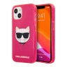 Чехол Karl Lagerfeld TPU FLUO Choupette Hard для iPhone 13, розовый