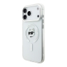 Karl Lagerfeld для iPhone 17 Pro Max чехол IML NFT Choupette Head Metal camera прозрачный (MagSafe)