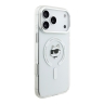 Karl Lagerfeld для iPhone 17 Pro Max чехол IML NFT Choupette Head Metal camera прозрачный (MagSafe)