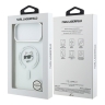 Karl Lagerfeld для iPhone 17 Pro Max чехол IML NFT Choupette Head Metal camera прозрачный (MagSafe)